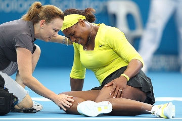 Serena Williams suffers ankle injury in Brisbane, take days off