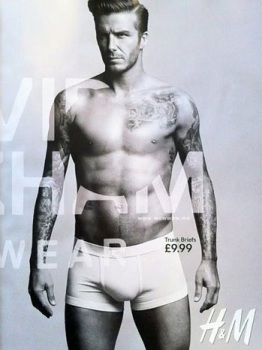 David Beckham shows muscles for H&M underwear collection biography